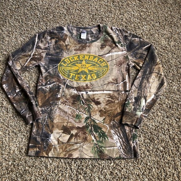 Code V Shirt Mens Small Brown Everybody’s Somebody In Luckenback Texas Camo Tee - Picture 1 of 13